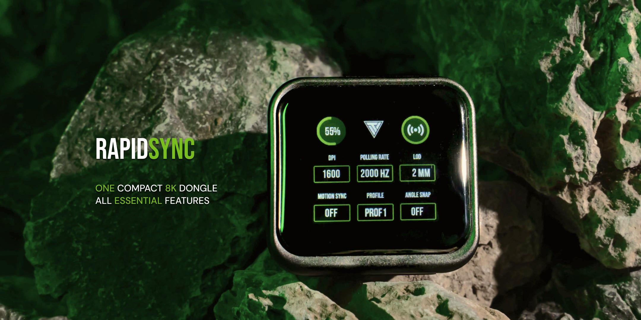 Teevolution Rapid Sync 8K Dongle + Terra Pro Wireless Gaming